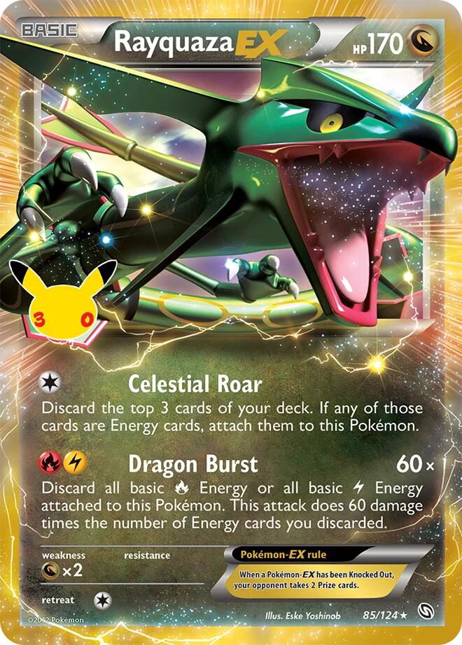 Rayquaza EX, ME: 30th Celebration Classic Collection 85/124