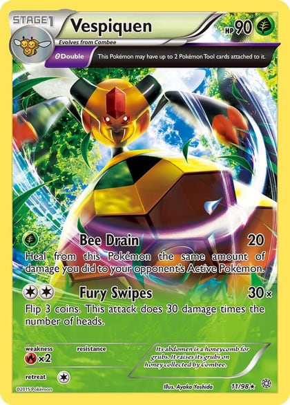 Vespiquen (11), XY - Ancient Origins 11/98