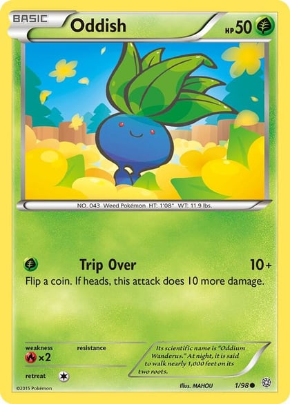 Oddish, XY - Ancient Origins 1/98