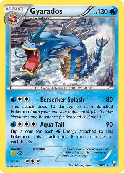 Gyarados (20), XY - Ancient Origins 20/98