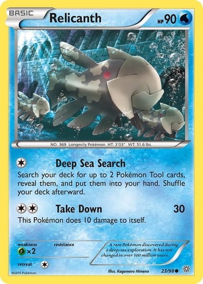 Relicanth, XY - Ancient Origins 23/98