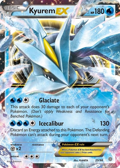 Kyurem EX, XY - Ancient Origins 25/98