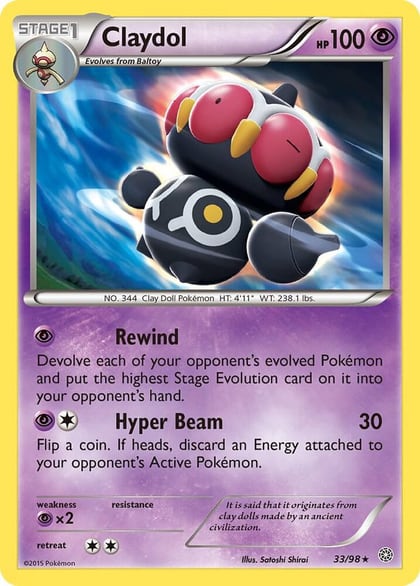 Claydol, XY - Ancient Origins 33/98