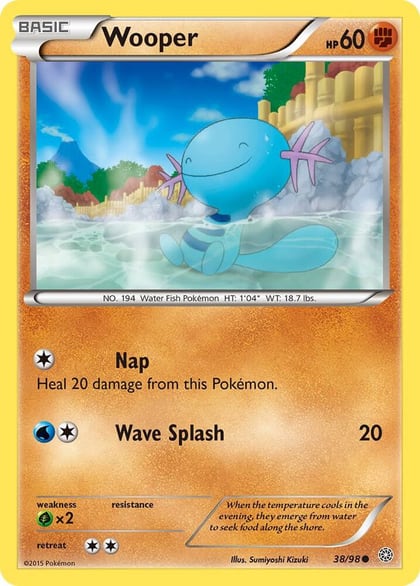 Wooper, XY - Ancient Origins 38/98