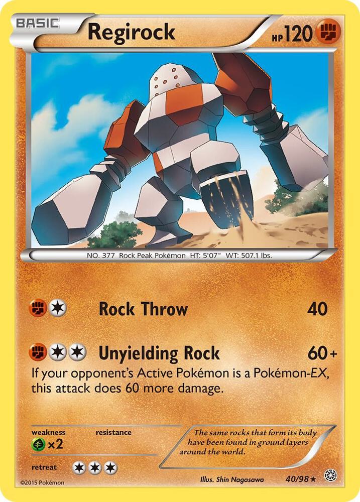 Regirock, XY - Ancient Origins 40/98
