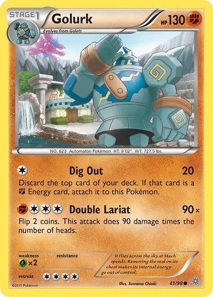 Golurk (41), XY - Ancient Origins 41/98