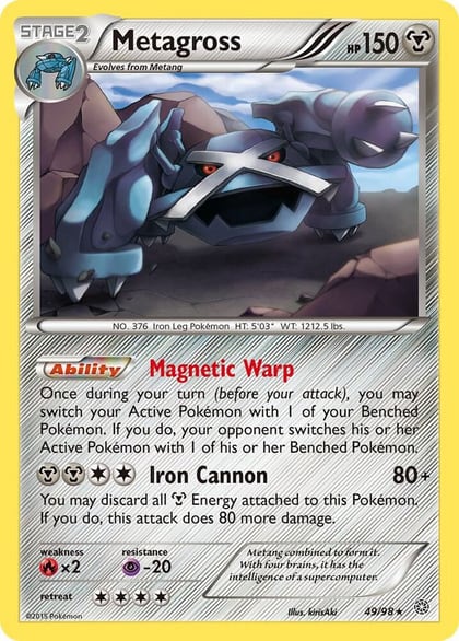 Metagross (49), XY - Ancient Origins 49/98