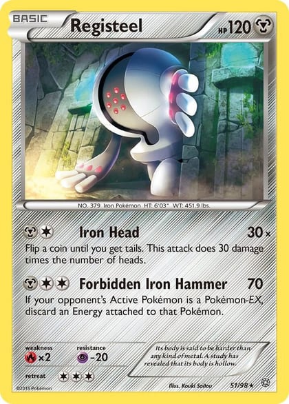 Registeel, XY - Ancient Origins 51/98