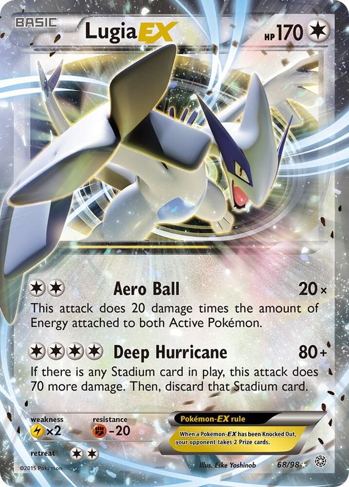 Lugia EX, XY - Ancient Origins 68/98