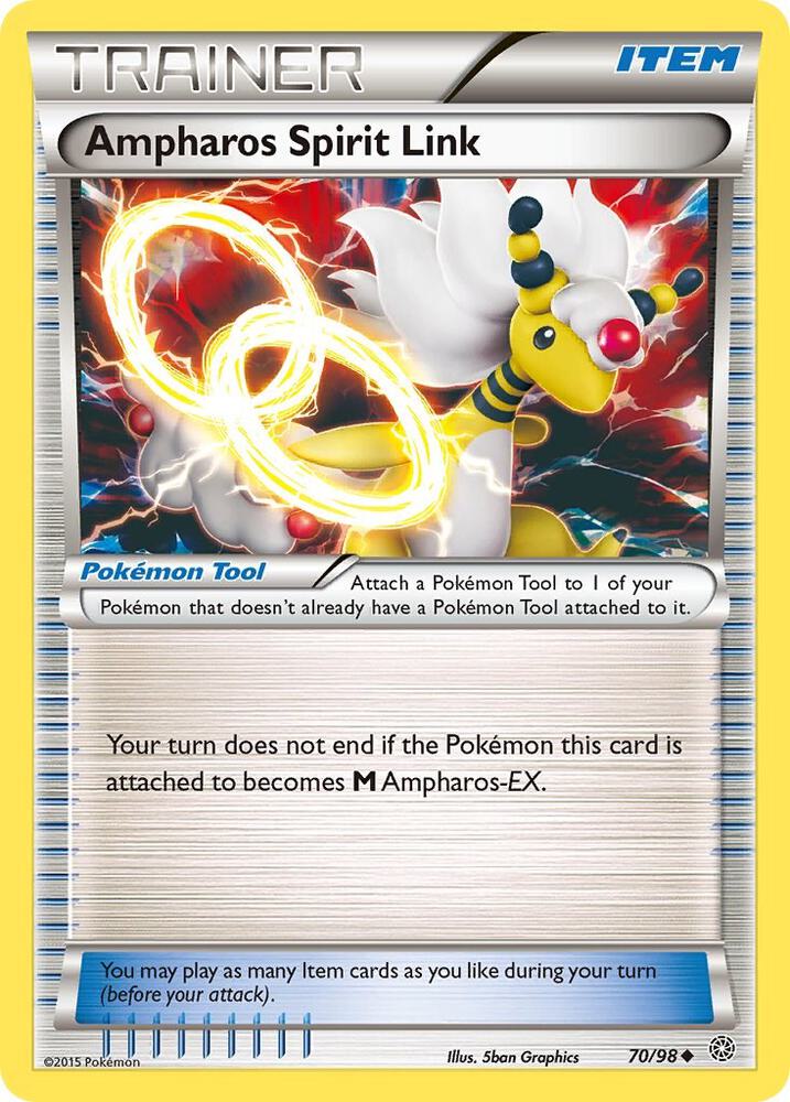 Ampharos Spirit Link, XY - Ancient Origins 70/98