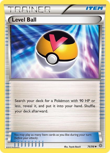 Level Ball, XY - Ancient Origins 76/98