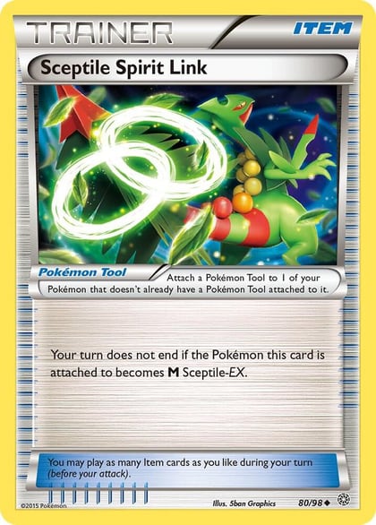Sceptile Spirit Link, XY - Ancient Origins 80/98