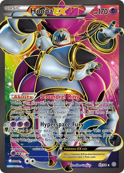 Hoopa EX (89 Full Art), XY - Ancient Origins 89/98
