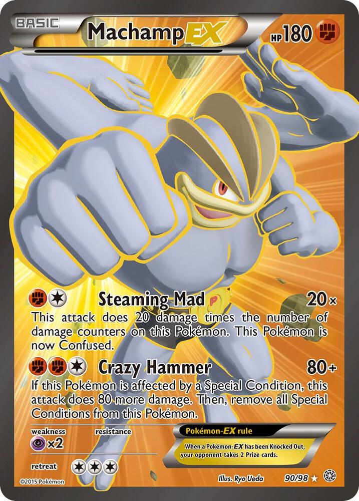 Machamp EX (90 Full Art), XY - Ancient Origins 90/98