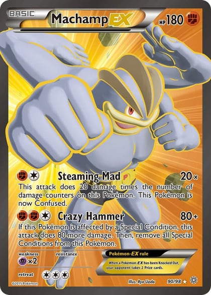 Machamp EX (90 Full Art), XY - Ancient Origins 90/98