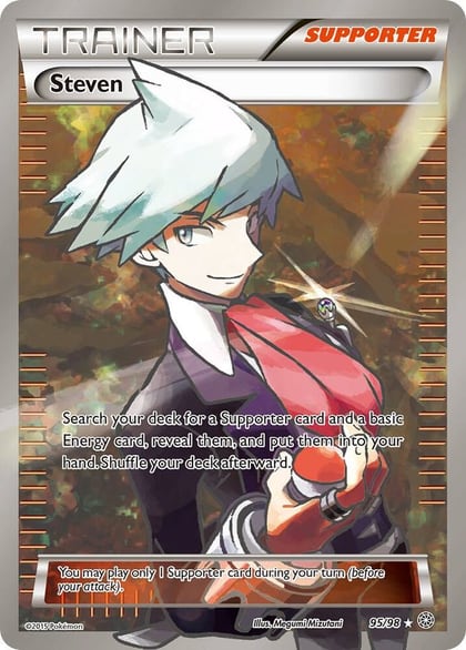 Steven (Full Art), XY - Ancient Origins 95/98