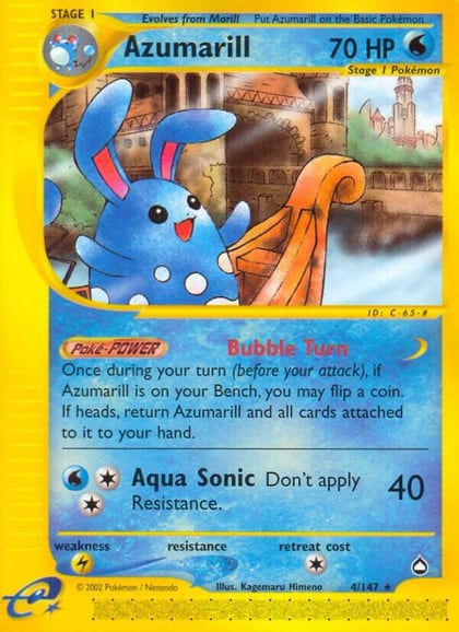 Azumarill, Aquapolis 004/147