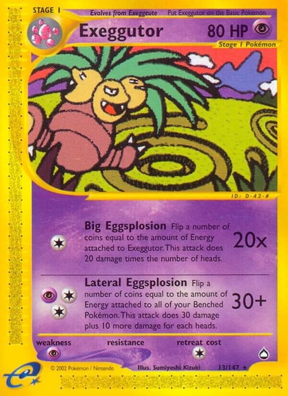 Exeggutor (13), Aquapolis 013/147