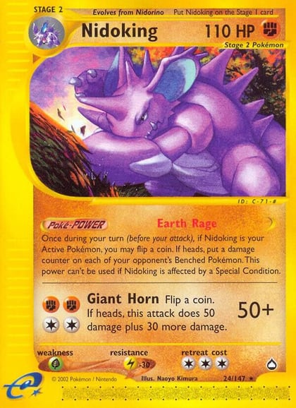 Nidoking (24), Aquapolis 024/147
