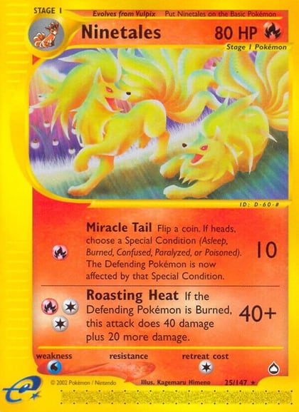 Ninetales, Aquapolis 025/147