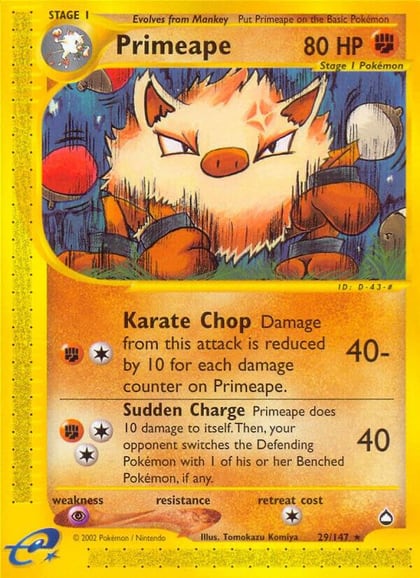 Primeape, Aquapolis 029/147