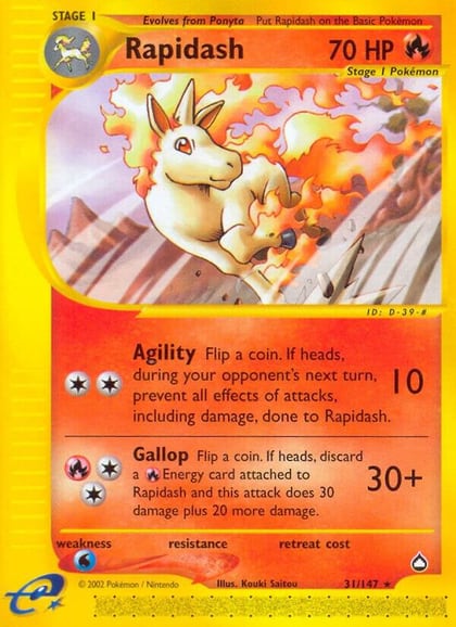 Rapidash, Aquapolis 031/147