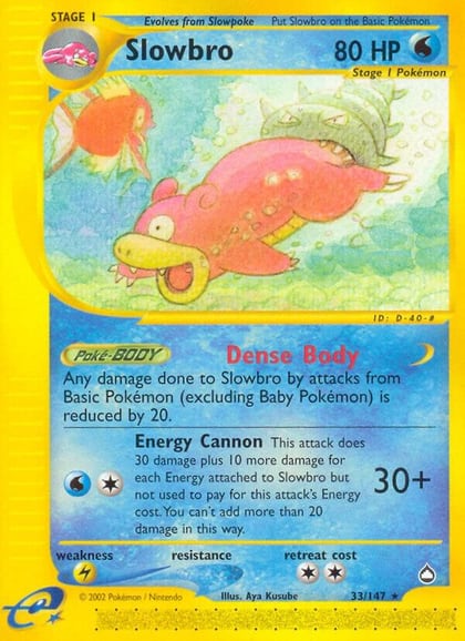 Slowbro, Aquapolis 033/147