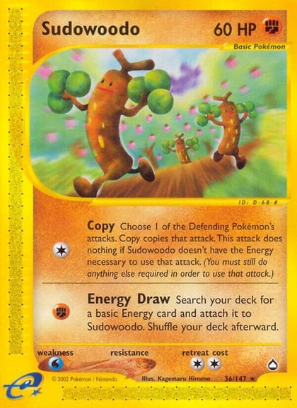 Sudowoodo, Aquapolis 036/147