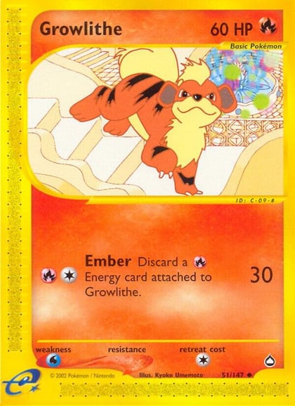 Growlithe (51), Aquapolis 051/147