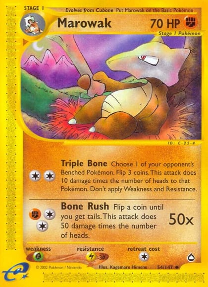 Marowak, Aquapolis 054/147