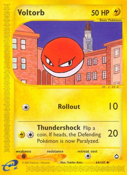 Voltorb (64), Aquapolis 064/147