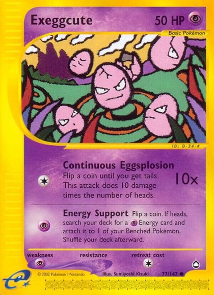 Exeggcute (77), Aquapolis 077/147