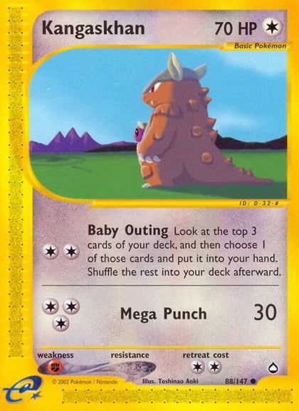 Kangaskhan, Aquapolis 088/147