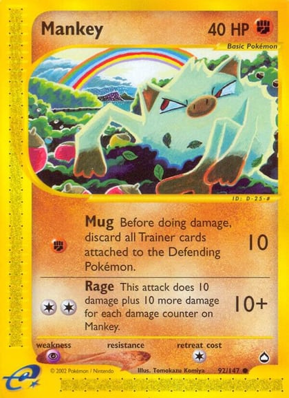Mankey, Aquapolis 092/147