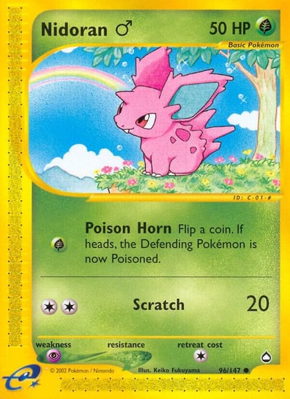 Nidoran M, Aquapolis 096/147