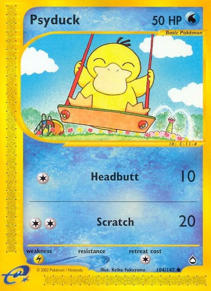 Psyduck, Aquapolis 104/147