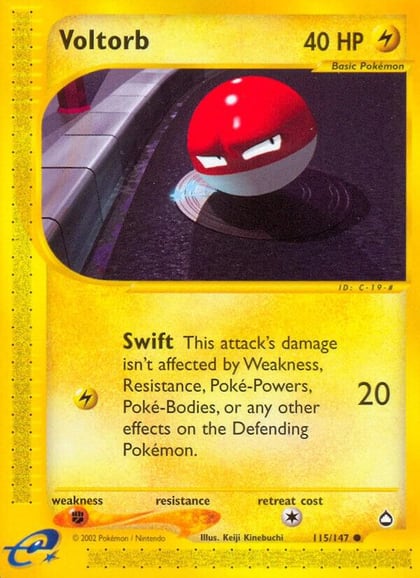Voltorb (115), Aquapolis 115/147