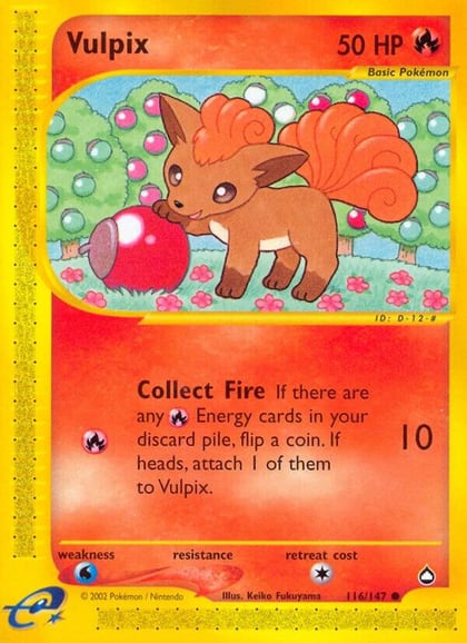 Vulpix, Aquapolis 116/147