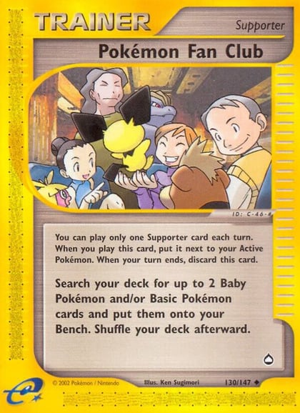 Pokemon Fan Club, Aquapolis 130/147