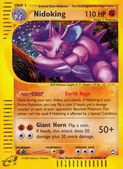 Nidoking (H18), Aquapolis H18/H32