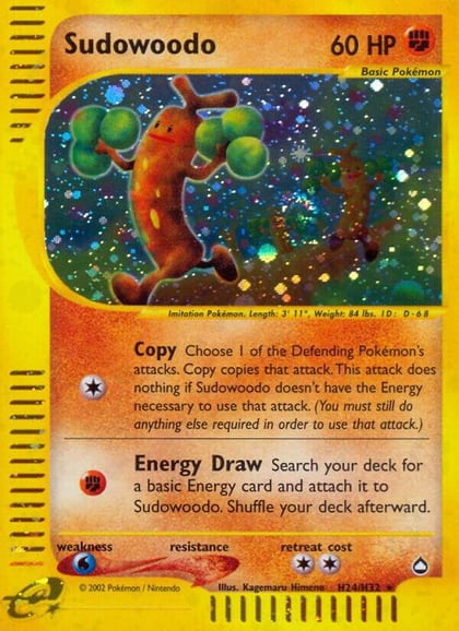Sudowoodo (H24), Aquapolis H24/H32