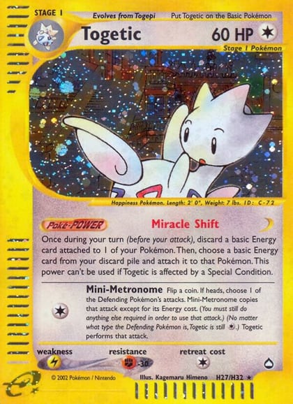 Togetic (H27), Aquapolis H27/H32