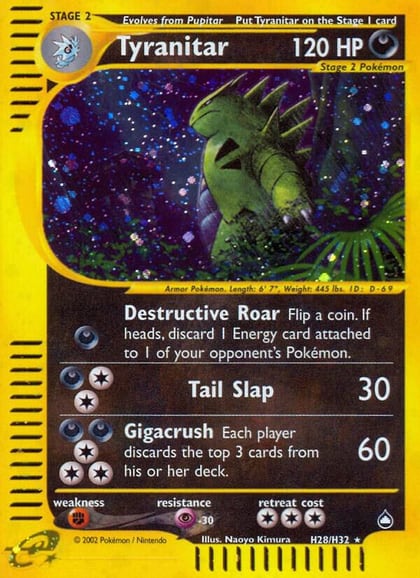 Tyranitar (H28), Aquapolis H28/H32