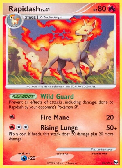 Rapidash (28), Arceus 28/99