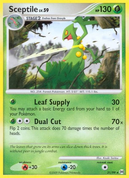 Sceptile (31), Arceus 31/99