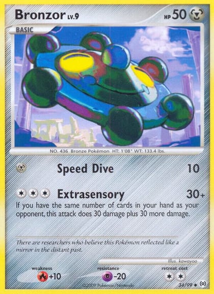 Bronzor (34), Arceus 34/99