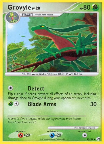Grovyle (38), Arceus 38/99