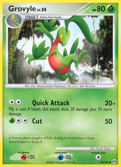 Grovyle (39), Arceus 39/99