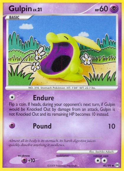 Gulpin (40), Arceus 40/99