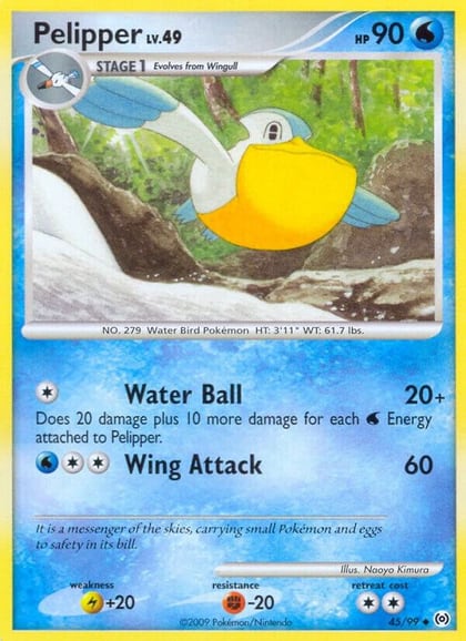Pelipper (45), Arceus 45/99